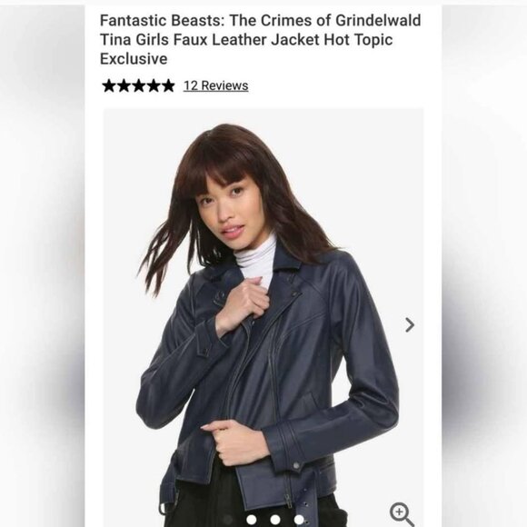 Fantastic Beasts : the Crimes Of Grindelwald Tina leather jacket - Picture 1 of 4
